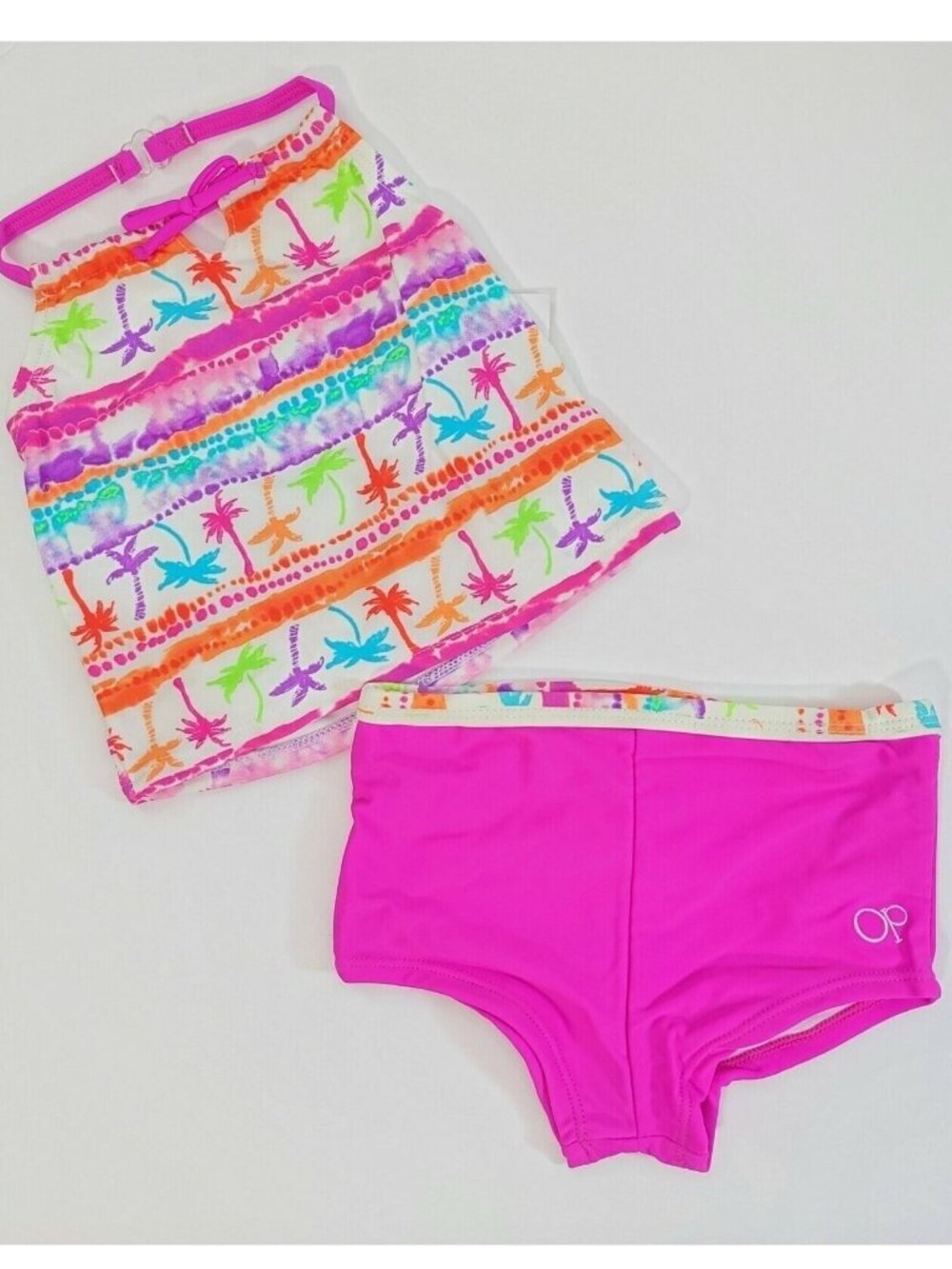 Ocean Pacific Pink Baby Girls Swimsuit 2 Piece Splendor Size (24M)